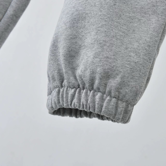 Mardi Daisy Embroidery Grey Sweatpants - Picture 7 of 11